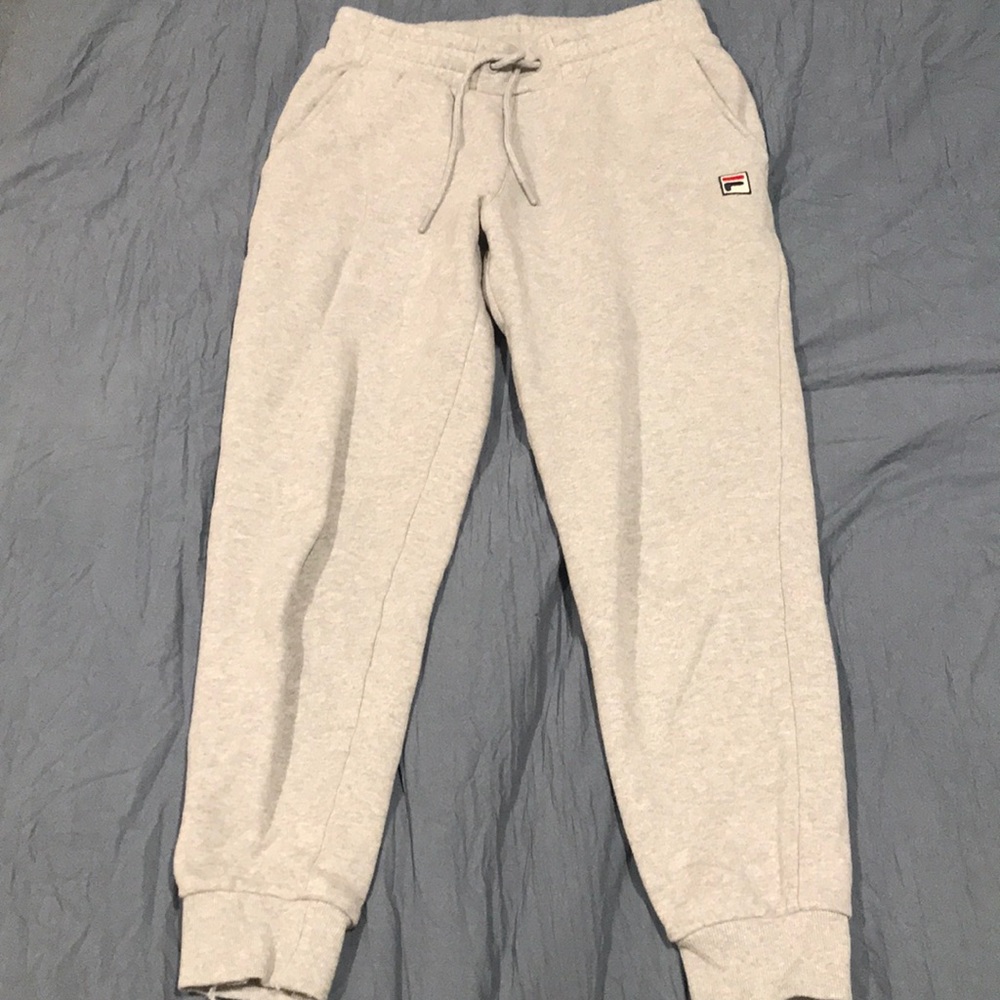 Small Gray Fila Jogger Sweatpants